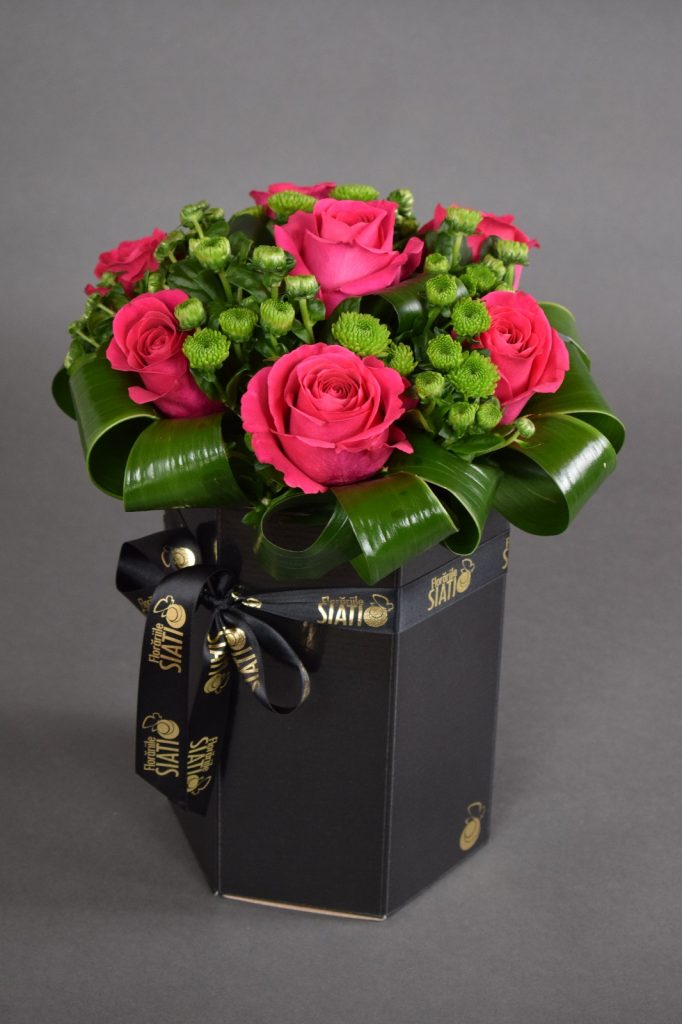Mix de Flori 3 hexagon Negru